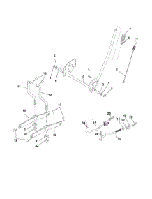 Mower Lift parts for Poulan Riding Mower Tractor 96012004400 from AppliancePartsPros.com