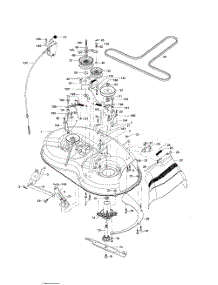 Mower Deck parts for Poulan Riding Mower Tractor 96012004401 from AppliancePartsPros.com