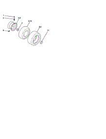 Wheels And Tires parts for Poulan Riding Mower Tractor 96012004500 from AppliancePartsPros.com