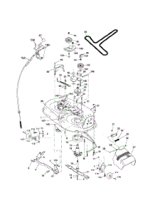 Mower Deck parts for Poulan Riding Mower Tractor 96012004600 from AppliancePartsPros.com
