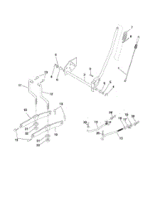 Mower Lift parts for Poulan Riding Mower Tractor 96012004600 from AppliancePartsPros.com