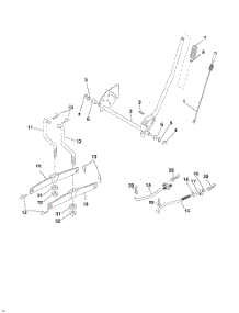 Mower Lift parts for Poulan Riding Mower Tractor 96012004700 from AppliancePartsPros.com