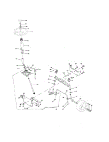 Steering Assembly parts for Poulan Riding Mower Tractor 96012004701 from AppliancePartsPros.com