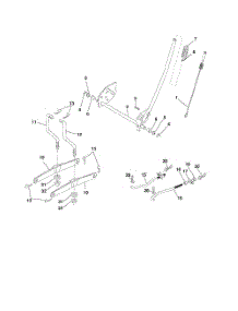 Mower Lift parts for Poulan Riding Mower Tractor 96012004800 from AppliancePartsPros.com