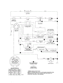 Schematic-Tractor parts for Poulan Riding Mower Tractor 96012004800 from AppliancePartsPros.com