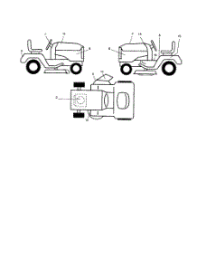 Decals parts for Poulan Riding Mower Tractor 96012005300 from AppliancePartsPros.com