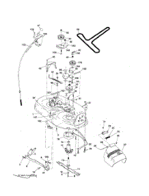 Mower Deck parts for Poulan Riding Mower Tractor 96012005300 from AppliancePartsPros.com
