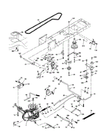 Drive parts for Poulan Riding Mower Tractor 96012006200 from AppliancePartsPros.com