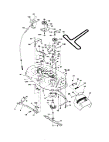 Mower Deck parts for Poulan Riding Mower Tractor 96012008900 from AppliancePartsPros.com