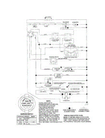 Schematic-Tractor parts for Poulan Riding Mower Tractor 96016000302 from AppliancePartsPros.com