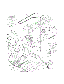 Drive parts for Poulan Riding Mower Tractor 96016001800 from AppliancePartsPros.com