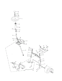 Steering parts for Poulan Riding Mower Tractor 96016001800 from AppliancePartsPros.com