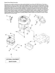Engine parts for Poulan Riding Mower Tractor 96016002200 from AppliancePartsPros.com