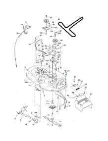 Mower Deck parts for Poulan Riding Mower Tractor 96016002400 from AppliancePartsPros.com