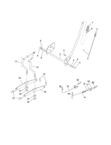 Mower Lift parts for Poulan Riding Mower Tractor 96016002400 from AppliancePartsPros.com