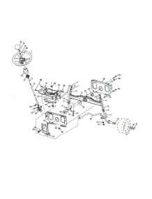 Steering parts for Poulan Riding Mower Tractor 96041001400 from AppliancePartsPros.com