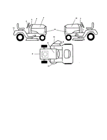 Decals parts for Poulan Riding Mower Tractor 96042000600 from AppliancePartsPros.com