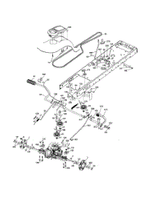 Drive parts for Poulan Riding Mower Tractor 96042000701 from AppliancePartsPros.com