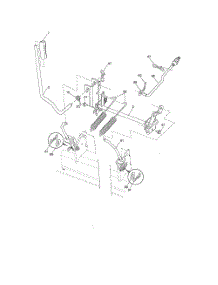Mower Lift parts for Poulan Riding Mower Tractor 96042000701 from AppliancePartsPros.com