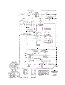 Schematic-Tractor parts for Poulan Riding Mower Tractor 96042000701 from AppliancePartsPros.com