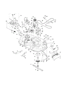 Mower Deck parts for Poulan Riding Mower Tractor 96042000801 from AppliancePartsPros.com