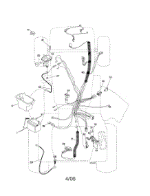 Electrical parts for Poulan Riding Mower Tractor 96042000900 from AppliancePartsPros.com