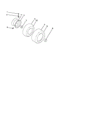 Wheels And Tires parts for Poulan Riding Mower Tractor 96042001000 from AppliancePartsPros.com