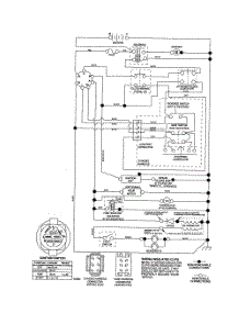 Schematic-Tractor parts for Poulan Riding Mower Tractor 96042001600 from AppliancePartsPros.com