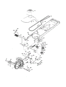 Drive parts for Poulan Riding Mower Tractor 96042001700 from AppliancePartsPros.com