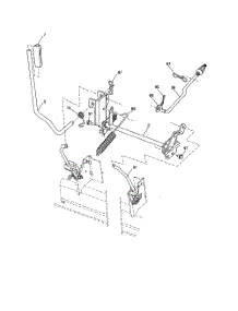 Mower Lift parts for Poulan Riding Mower Tractor 96042001700 from AppliancePartsPros.com