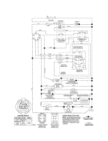 Schematic-Tractor parts for Poulan Riding Mower Tractor 96042001700 from AppliancePartsPros.com