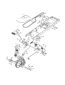 Drive parts for Poulan Riding Mower Tractor 96042001800 from AppliancePartsPros.com