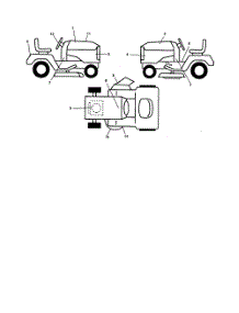 Decals parts for Poulan Riding Mower Tractor 96042001800 from AppliancePartsPros.com