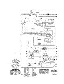 Schematic-Tractor parts for Poulan Riding Mower Tractor 96042002601 from AppliancePartsPros.com
