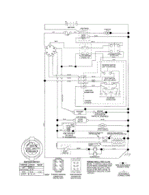 Schematic-Tractor parts for Poulan Riding Mower Tractor 96042002700 from AppliancePartsPros.com