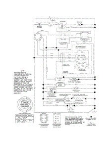 Schematic Diagram parts for Poulan Riding Mower Tractor 96042003604 from AppliancePartsPros.com