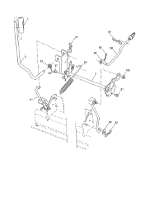 Mower Lift parts for Poulan Riding Mower Tractor 96042005900 from AppliancePartsPros.com