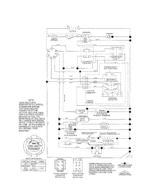 Schematic Diagram parts for Poulan Riding Mower Tractor 96042010700 from AppliancePartsPros.com