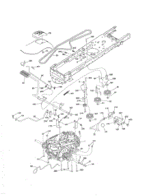 Drive parts for Poulan Riding Mower Tractor 96042015300 from AppliancePartsPros.com