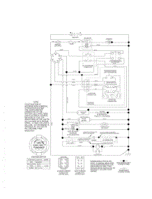 Schematic Diagram parts for Poulan Riding Mower Tractor 96042015300 from AppliancePartsPros.com