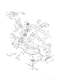 Mower Deck parts for Poulan Riding Mower Tractor 96042015700 from AppliancePartsPros.com