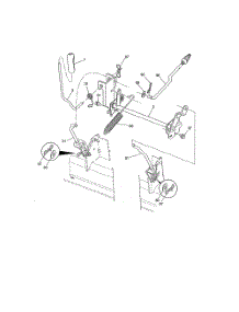 Mower Lift parts for Poulan Riding Mower Tractor 96042015700 from AppliancePartsPros.com