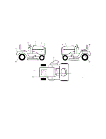 Decals parts for Poulan Riding Mower Tractor 96042015700 from AppliancePartsPros.com