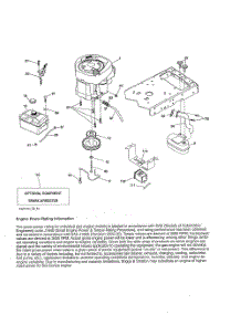 Engine parts for Poulan Riding Mower Tractor 96042016600 from AppliancePartsPros.com