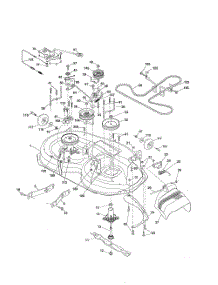 Mower Deck parts for Poulan Riding Mower Tractor 96042016600 from AppliancePartsPros.com