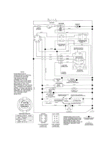 Schematic Diagram parts for Poulan Riding Mower Tractor 96042016600 from AppliancePartsPros.com