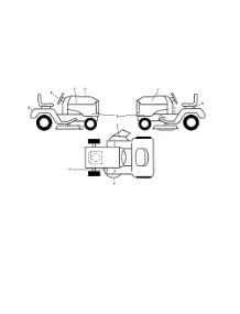 Decals parts for Poulan Riding Mower Tractor 96042016700 from AppliancePartsPros.com