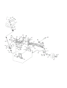 Steering parts for Poulan Riding Mower Tractor 96042016900 from AppliancePartsPros.com
