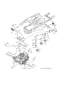 Drive parts for Poulan Riding Mower Tractor 96042017000 from AppliancePartsPros.com