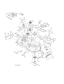 Mower Deck parts for Poulan Riding Mower Tractor 96042017000 from AppliancePartsPros.com